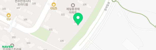 전주만성지구 골드클래스 113동 앞 어린이놀이터4 지도 이미지