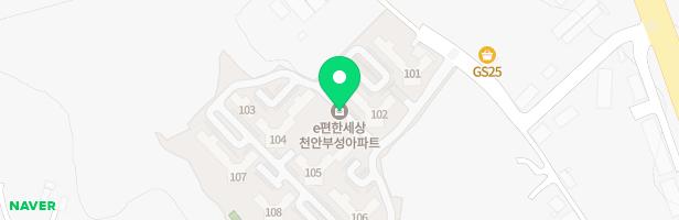부성E편한세상A 105동 앞 어린이놀이터 지도 이미지