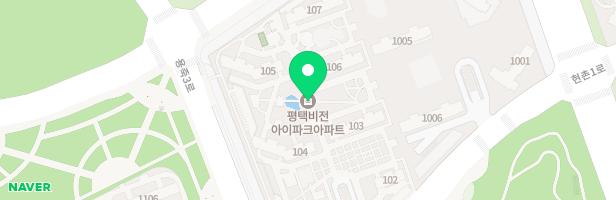 평택 비전 아이파크 107동 앞 어린이놀이터 2 지도 이미지