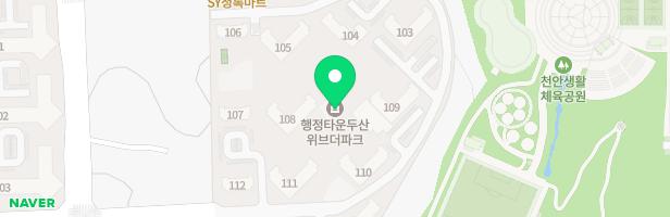청당두산위브A 110동111동사이 어린이놀이터 지도 이미지