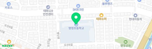 명정초등학교 병설유치원 지도 이미지