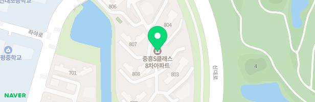 신대중흥S클래스8단지 809동 앞 유아놀이시설 지도 이미지
