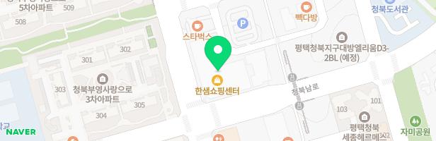 리틀비틀 청북점 지도 이미지