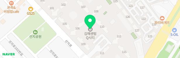 김해 센텀Q시티 아파트 어린이2번놀이터(105동앞) 지도 이미지