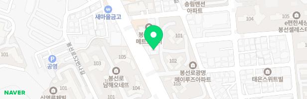 남해오네뜨아파트 102동 앞 어린이놀이터 1 지도 이미지