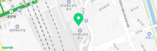 한국철도시설공단 내 어린이놀이시설 지도 이미지