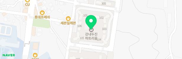강내두진하트리움아파트단지 내 놀이터 지도 이미지