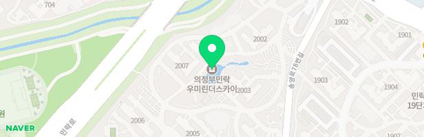 민락2지구 우미린 2001동옆 놀이터 지도 이미지