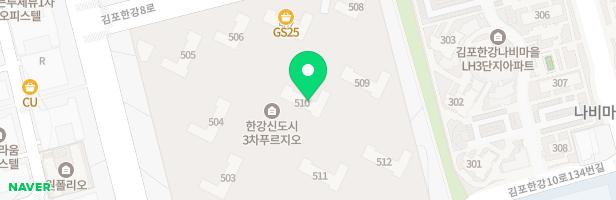 한강3차 푸르지오 510동 실내놀이터 지도 이미지
