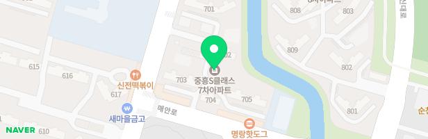 중흥S-클래스에코시티7차아파트 어린이놀이터2(703동 앞) 지도 이미지