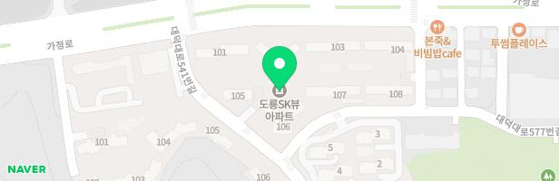 도룡SK뷰아파트 103동(어린이놀이터) 지도 이미지