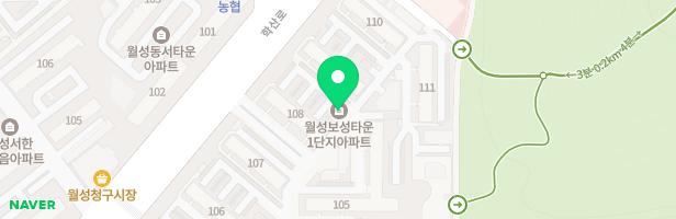 월성보성타운1단지 111동 지도 이미지