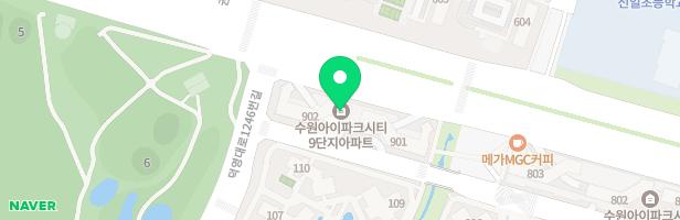 수원아이파크시티9단지 관리사무소옆 지도 이미지