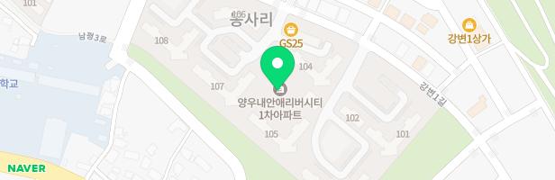 양우내안애 리버시티 2차 어린이 놀이터(210동 전면부) 지도 이미지