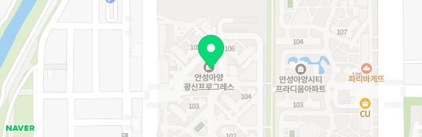 광신프로그레스 104동 앞 지도 이미지