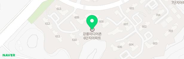 LH미디어촌 6단지아파트4 어린이집 뒤 유아놀이터 지도 이미지