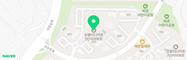 LH미디어촌 5단지아파트3 505동 옆 지도 이미지
