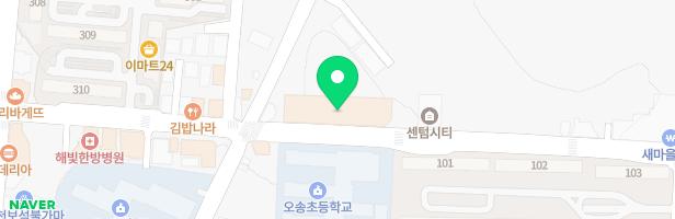 쿠우쿠우 전주송천점 지도 이미지
