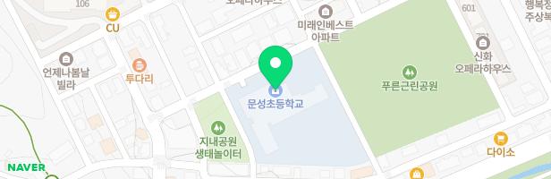 구미문성초등학교 병설유치원 어린이놀이시설 지도 이미지