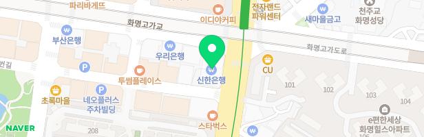 쿠우쿠우 화명점 지도 이미지