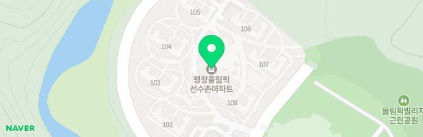 평창 올림픽선수촌아파트 어린이놀이터 지도 이미지