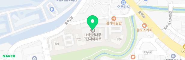 남구 구립 천년나무 어린이집 지도 이미지