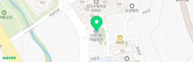 수청어린이공원 놀이터(꿈놀이터 1호) 지도 이미지
