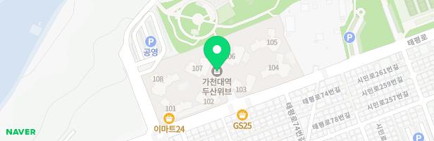 가천대역 두산위브 101동 놀이터 지도 이미지