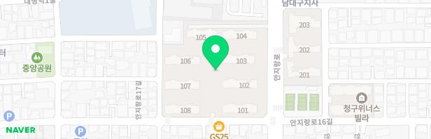 앞산리슈빌앤리마크 1단지 어린이놀이터1 (102동 뒤) 지도 이미지