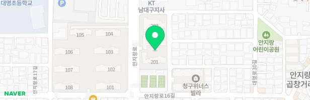 앞산리슈빌앤리마크 2단지 어린이놀이터 (202동 앞) 지도 이미지