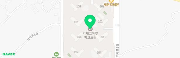 거제코아루 파크드림 어린이놀이터1(108동 뒤) 지도 이미지