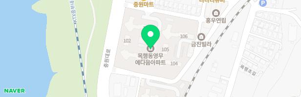 목행 영무 예다음 아파트 제2놀이시설(106동 앞) 지도 이미지