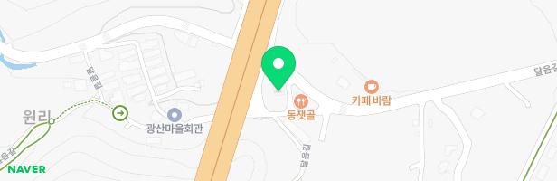 광산마을숲 쌈지공원 놀이시설 지도 이미지