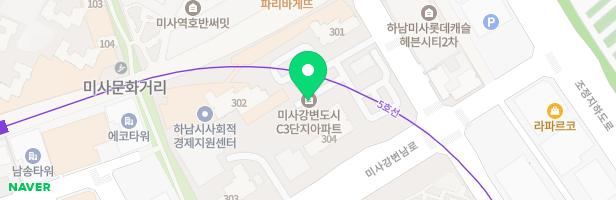 미사강변도시씨3단지 어린이놀이터2(302동 옆) 지도 이미지