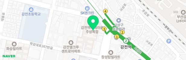 감전동 예서 두레라움아파트 놀이터2층 지도 이미지
