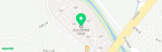 신한헤센아파트 103동, 104동 사이 놀이시설 지도 이미지
