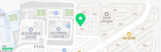 김천삼락 LH천년나무1단지 보육시설 앞 놀이시설 지도 이미지