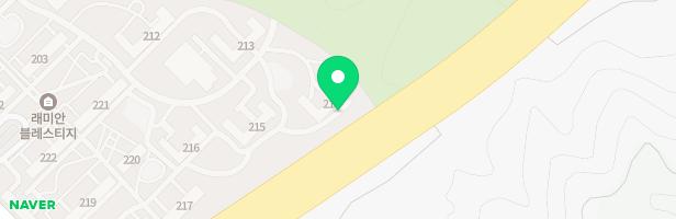 래미안블레스티지 214동 놀이터 지도 이미지