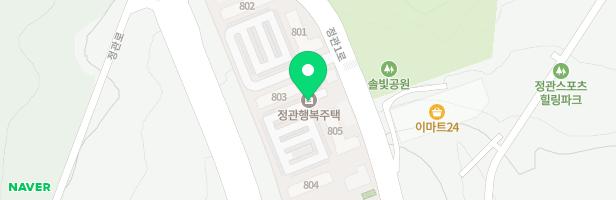 부산정관 행복주택 805동 어린이놀이터 지도 이미지
