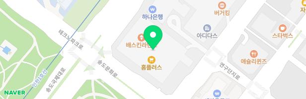 홈플러스 송도점 상상스케치 지도 이미지