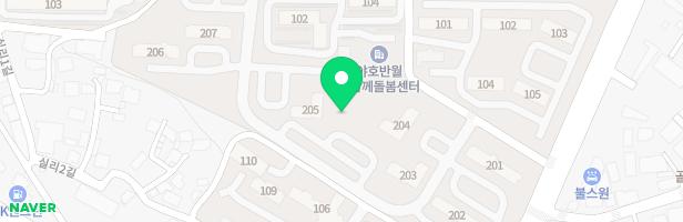 전주반월(2) LH아파트 어린이놀이터 (205동 옆) 지도 이미지