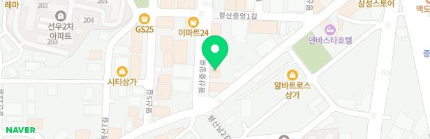 담양갈비 평산점 실내 놀이시설(구.조선화로) 지도 이미지