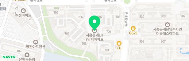 은계LH7단지아파트 707동 뒤 어린이놀이터 지도 이미지
