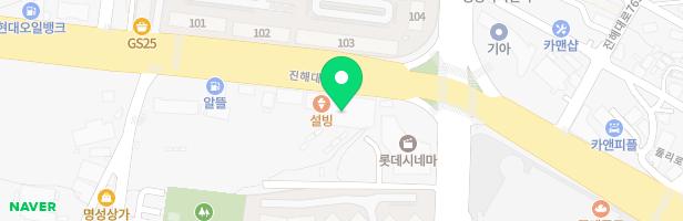 다이닝원 진해점 지도 이미지
