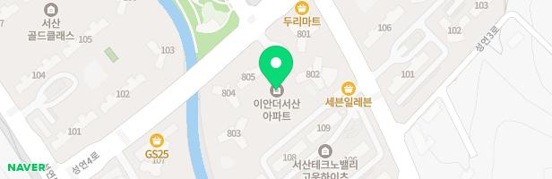 이안더서산아파트 어린이놀이터2(803동 옆) 지도 이미지