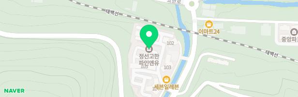 파인앤유아파트 어린이놀이시설 지도 이미지