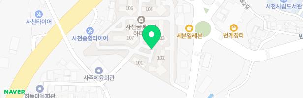 한화 꿈에 그린 유아 놀이터 지도 이미지