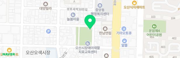 오산 어린이공원 2호 놀이터 지도 이미지