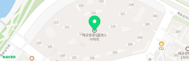 배곧중흥S클래스아파트 109동 앞 놀이시설(놀이터) 지도 이미지