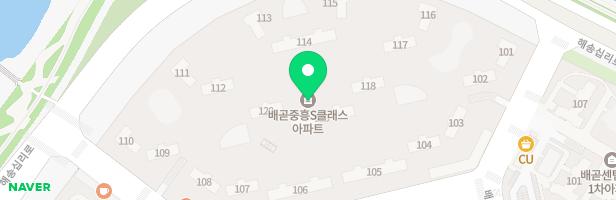 배곧중흥S클래스아파트 104동 앞 놀이시설(유아놀이터) 지도 이미지